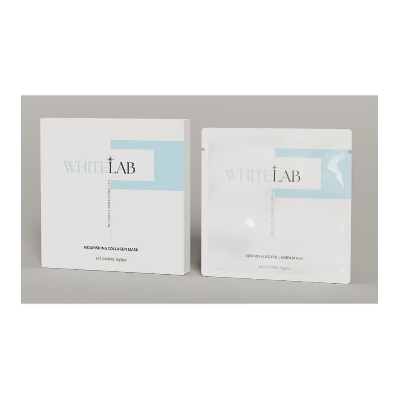 WhiteLab Collagen Mask 蠶絲蛋白修護面膜 (5片)